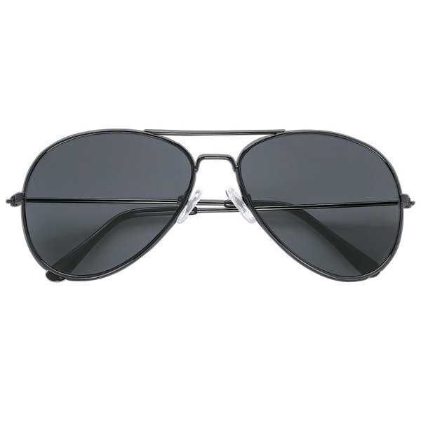 Aviator Sunglasses w/ Black Lenses