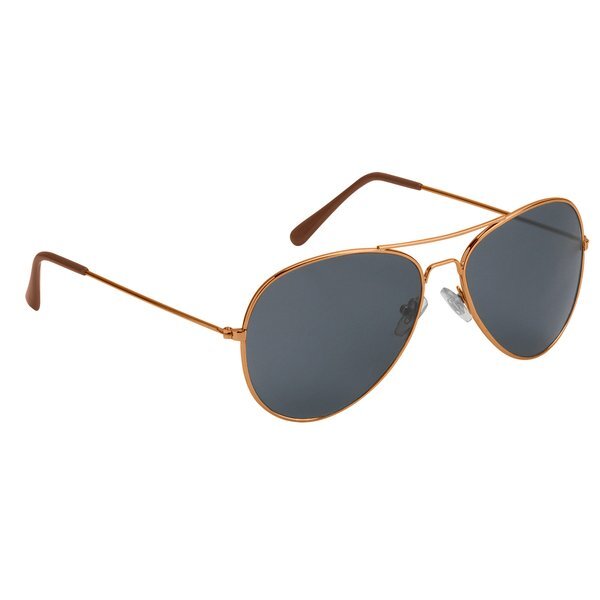 Aviator Sunglasses w/ Black Lenses