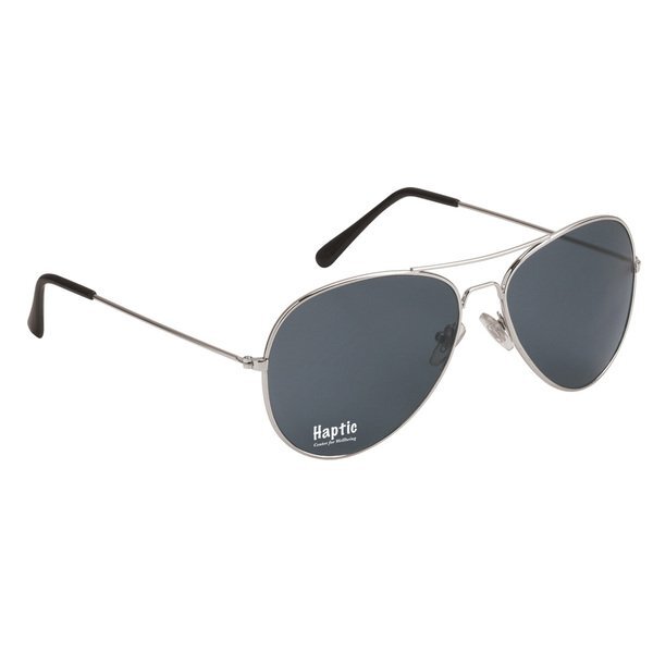 Aviator Sunglasses w/ Black Lenses
