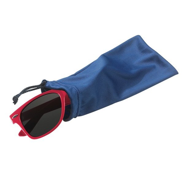 Microfiber Sunglasses Pouch w/ Drawstring