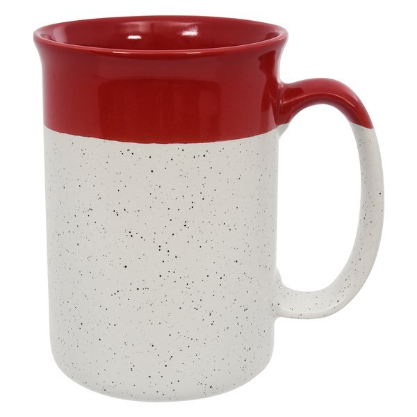 Speckled Dipped Ceramic Mug, 13oz.