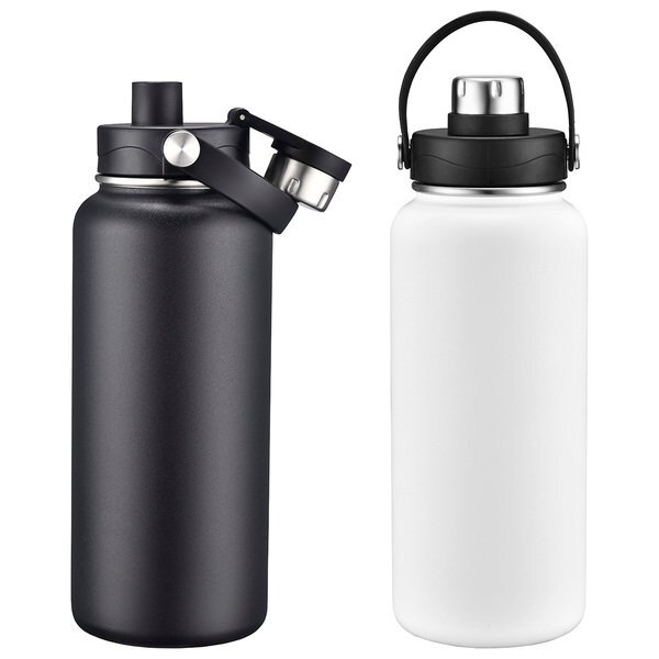 Bresso Vacuum Insulated Bottle w/ Twist Top Spout, 34oz.