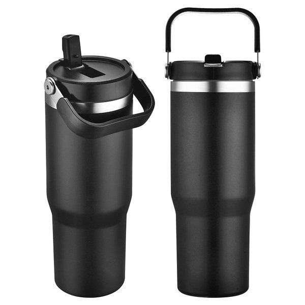 Tollara Vacuum Insulated Tumbler w/ Flip Top Spout, 30oz.