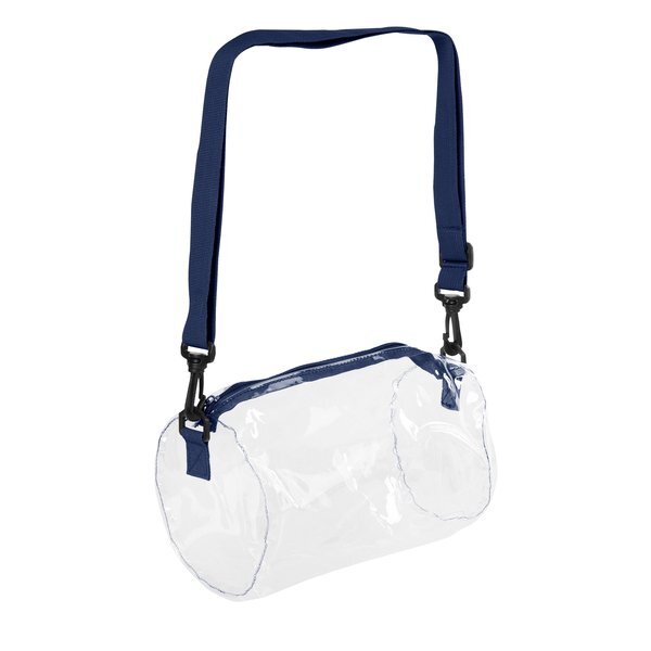 Seymour Clear PVC Barrel Bag
