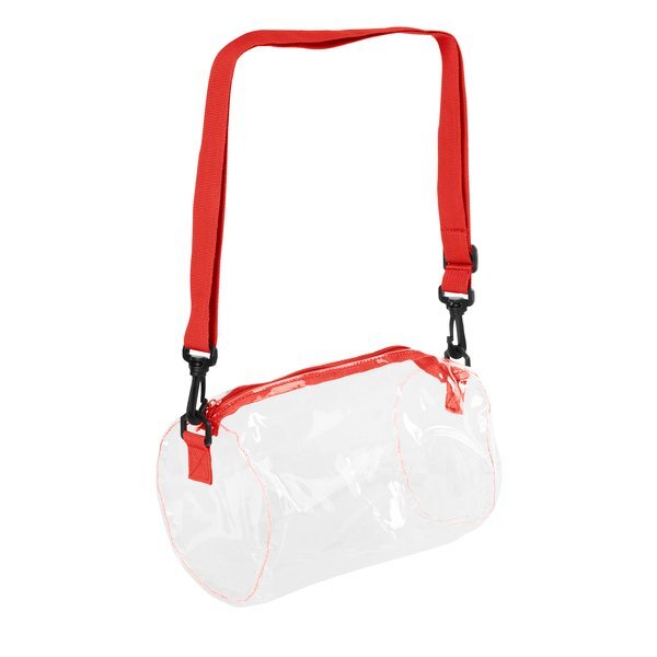 Seymour Clear PVC Barrel Bag