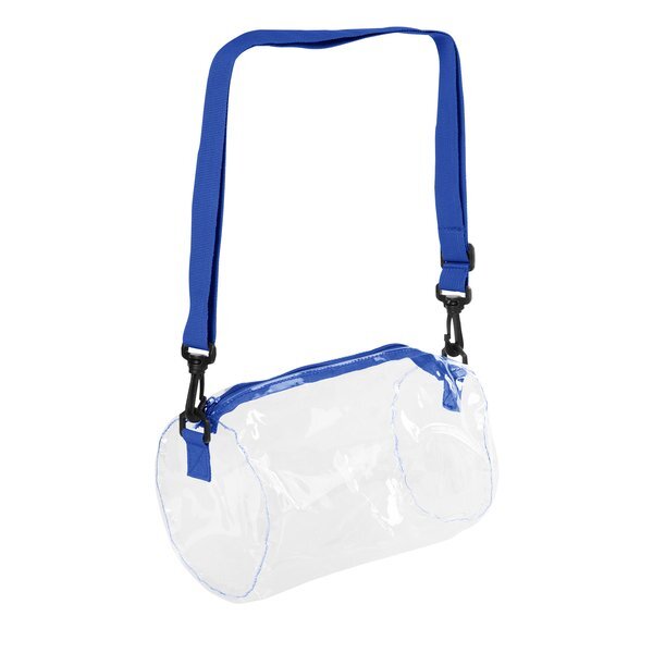 Seymour Clear PVC Barrel Bag