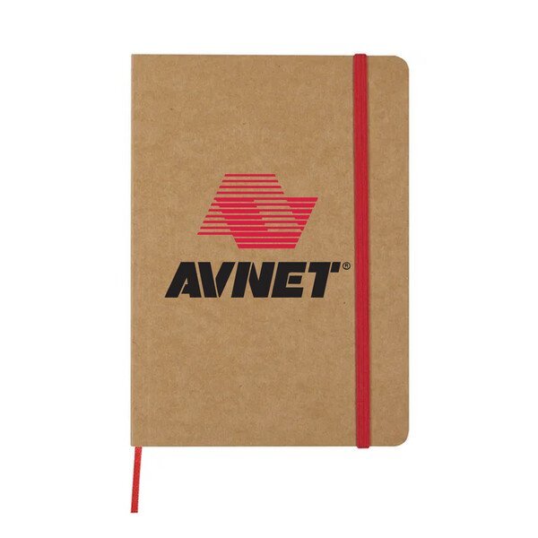 Eco-Inspired Notebook w/ Strap, 5"x7"