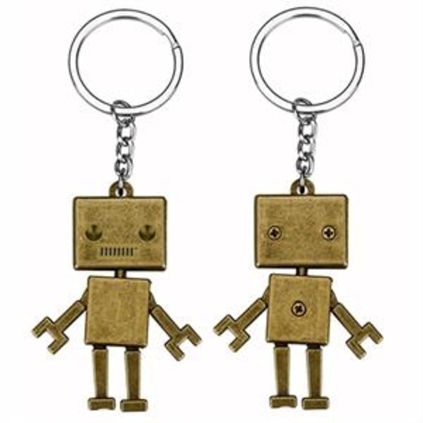 Metal Robot Key Chain