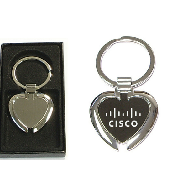 Heart Chrome Key Holder