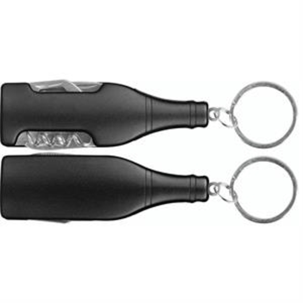 Wine Bottle Multifunction Tool Key Ring