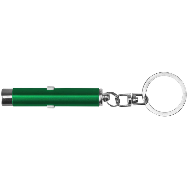 Dual Function Laser Pointer Flashlight Key Chain
