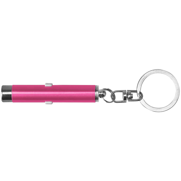 Dual Function Laser Pointer Flashlight Key Chain