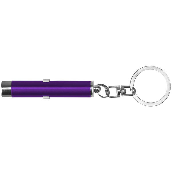 Dual Function Laser Pointer Flashlight Key Chain