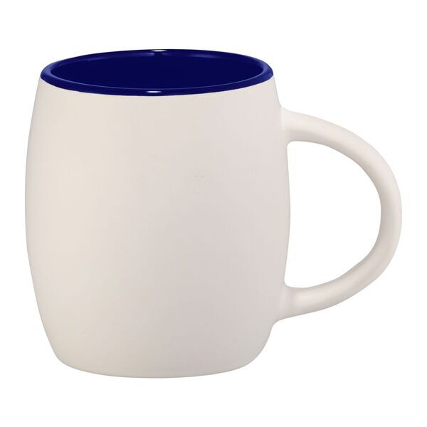 Hearth Ceramic Matte Mug with Wood Coaster/Lid, 15oz.