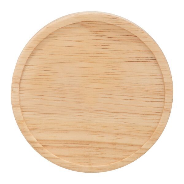 Hearth Ceramic Matte Mug with Wood Coaster/Lid, 15oz.