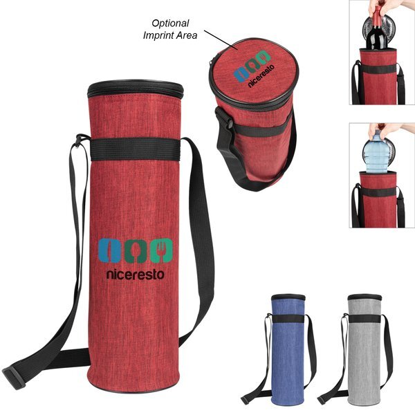 Heathered rPET Wine Cooler Tote Bag