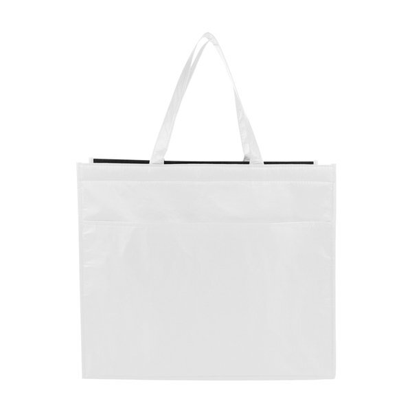 Matte Cooler Tote Bag w/ 100% rPET Material