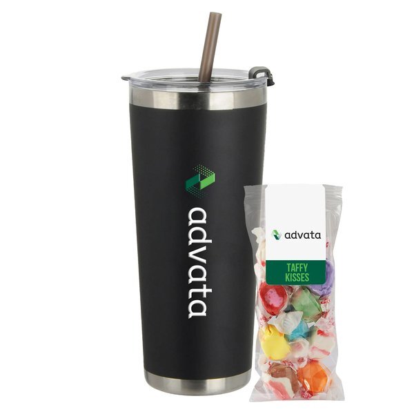 Salt Water Taffy & Tumbler w/ Straw Set