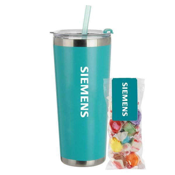 Salt Water Taffy & Tumbler w/ Straw Set
