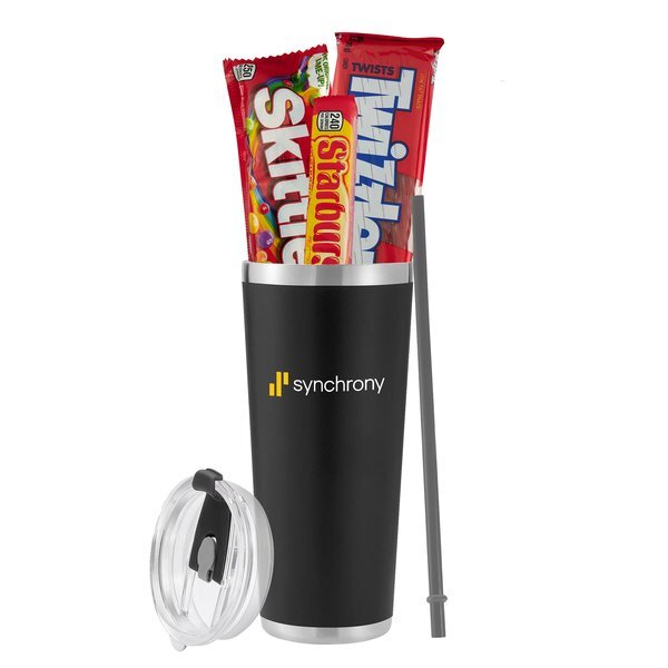 Starburst, Skittles, Twizzlers & Tumbler w/ Straw Set