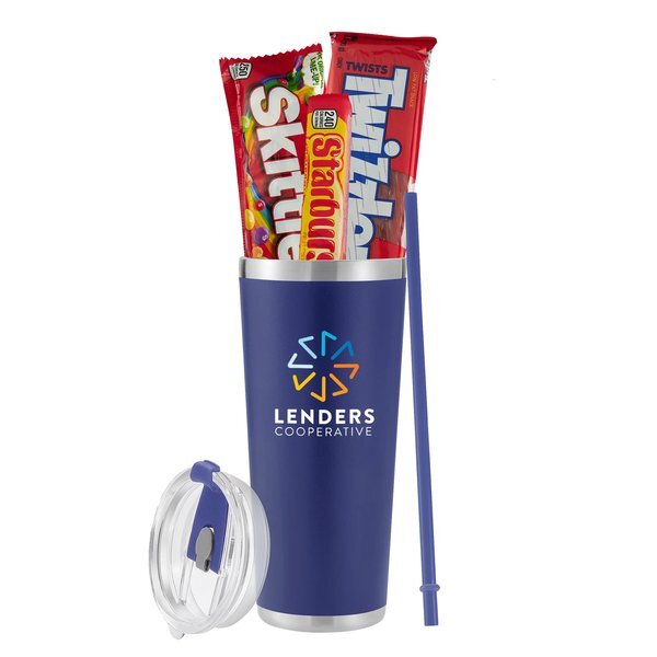 Starburst, Skittles, Twizzlers & Tumbler w/ Straw Set