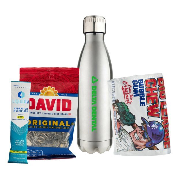 Liquid IV® Electrolyte Drink Mix, Sunflower Seeds, Gum & Vacuum Insulated Bottle Gift Set