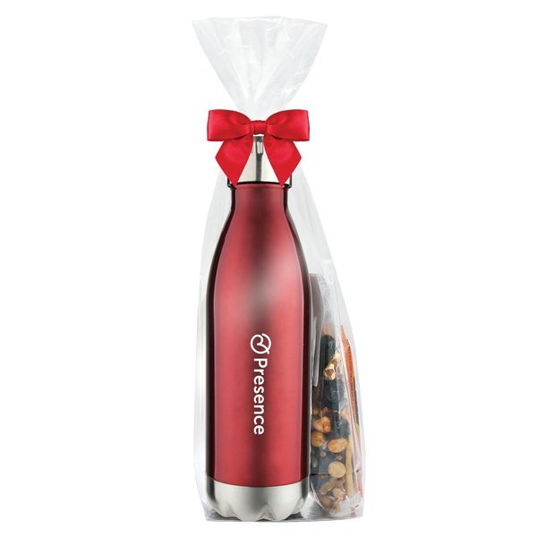 Omega Mix Snack Pack, 4C® Sugar Free Energy Rush Packet & Vacuum Insulated Bottle Gift Set