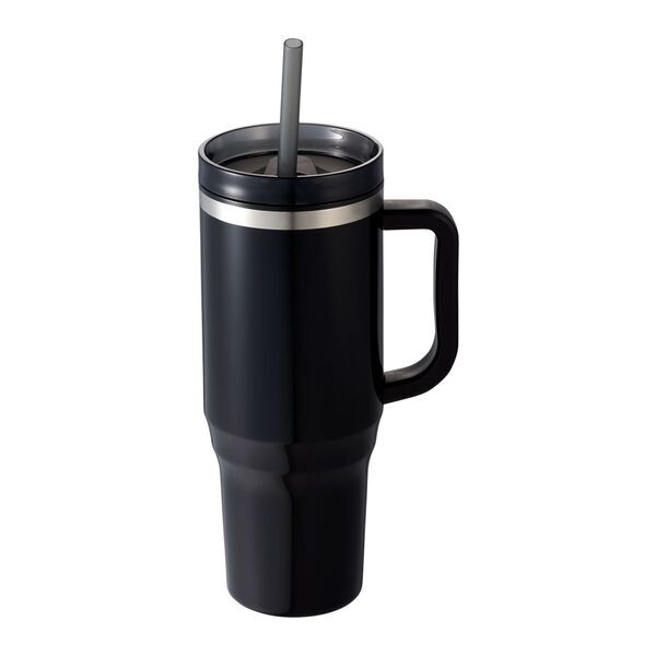 Thor Double-Wall Eco-Friendly Straw Tumbler, 40oz.