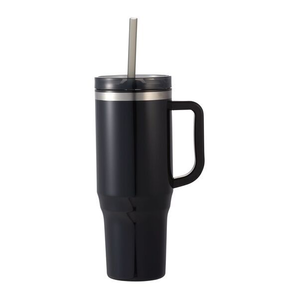 Thor Double-Wall Eco-Friendly Straw Tumbler, 40oz.