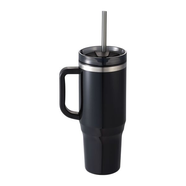 Thor Double-Wall Eco-Friendly Straw Tumbler, 40oz.
