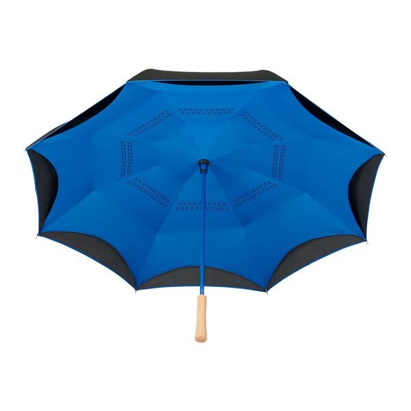 Recycled Manual Inversion Umbrella, 48" Arc