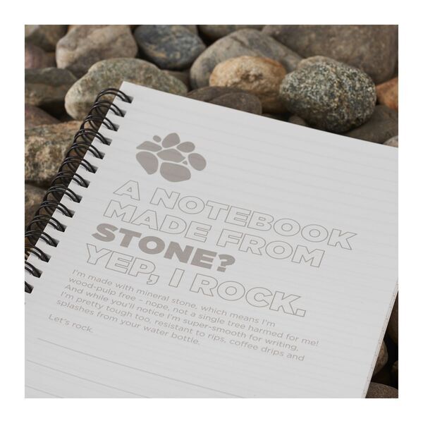 Mineral Stone Field Spiral Notebook, 5" x 7"