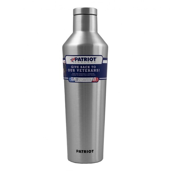 Patriot® Stainless Steel Canteen, 27oz.