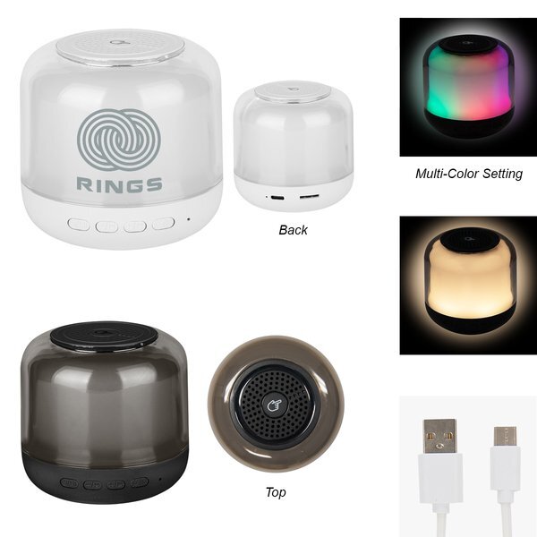 Wireless Speaker w/ Touch Sensor Night Light