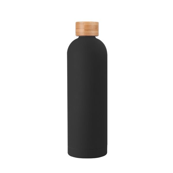 Viviane Double Wall Stainless Steel Bottle w/ Bamboo Lid, 32oz.
