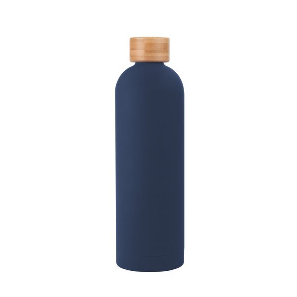 Viviane Double Wall Stainless Steel Bottle w/ Bamboo Lid, 32oz.
