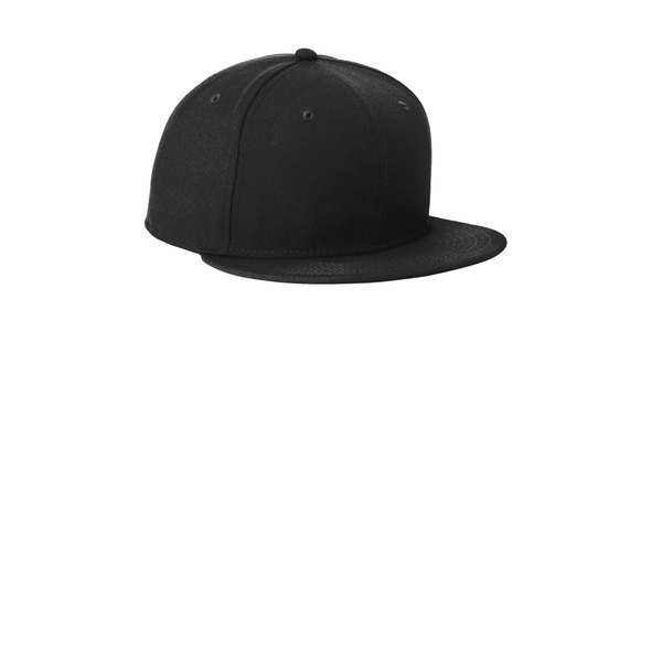 New Era® Standard Fit Flat Bill Polyester Snapback Cap