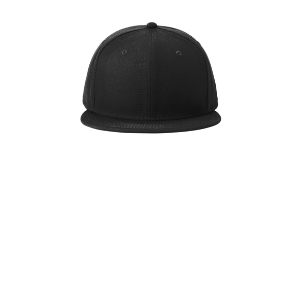 New Era® Standard Fit Flat Bill Polyester Snapback Cap