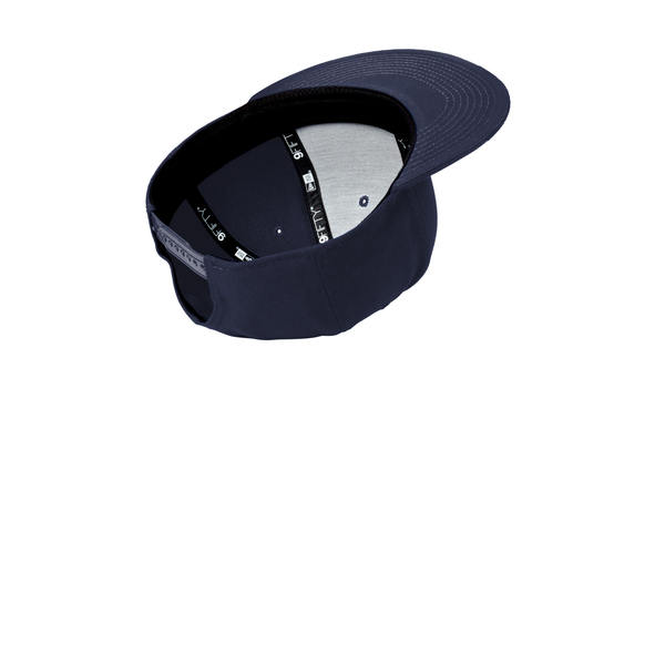 New Era® Standard Fit Flat Bill Polyester Snapback Cap