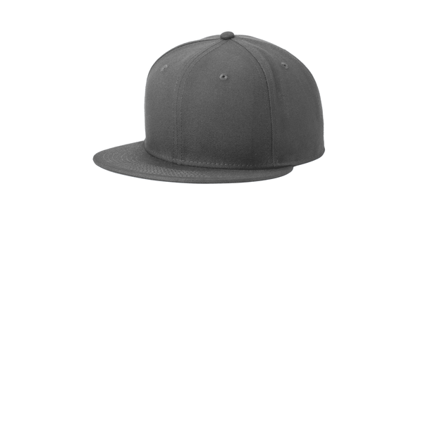 New Era® Standard Fit Flat Bill Polyester Snapback Cap