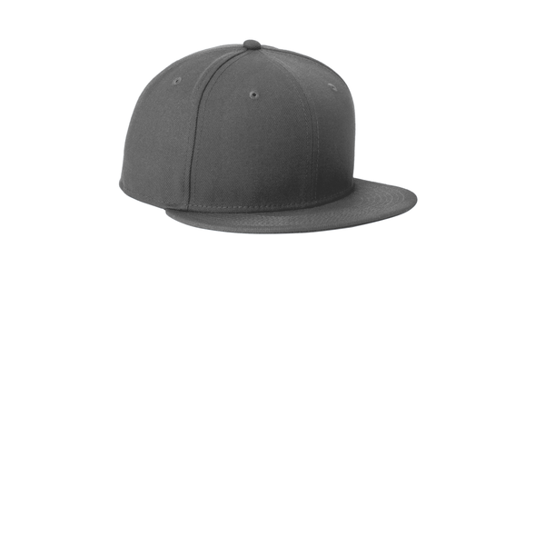New Era® Standard Fit Flat Bill Polyester Snapback Cap