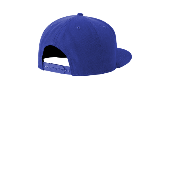 New Era® Standard Fit Flat Bill Polyester Snapback Cap