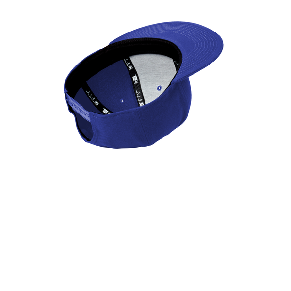 New Era® Standard Fit Flat Bill Polyester Snapback Cap