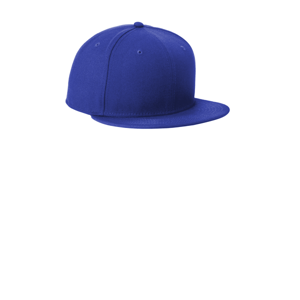 New Era® Standard Fit Flat Bill Polyester Snapback Cap
