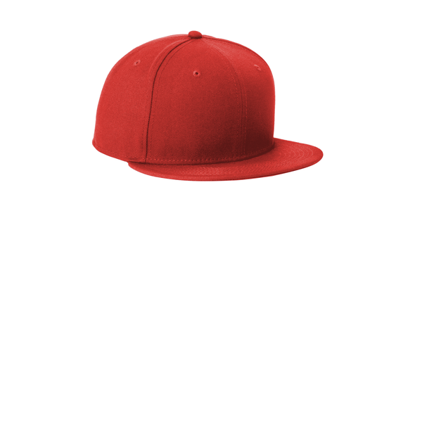 New Era® Standard Fit Flat Bill Polyester Snapback Cap