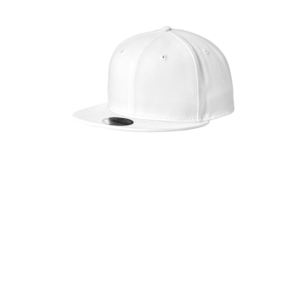 New Era® Standard Fit Flat Bill Polyester Snapback Cap
