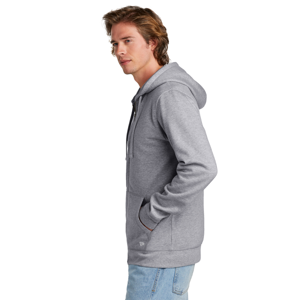 New Era® Comeback Fleece Cotton/Poly Full-Zip Unisex Hoodie