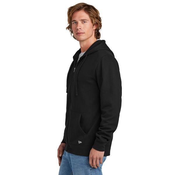 New Era® Comeback Fleece Cotton/Poly Full-Zip Unisex Hoodie