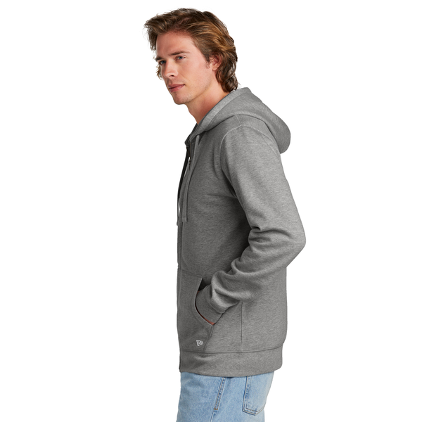New Era® Comeback Fleece Cotton/Poly Full-Zip Unisex Hoodie