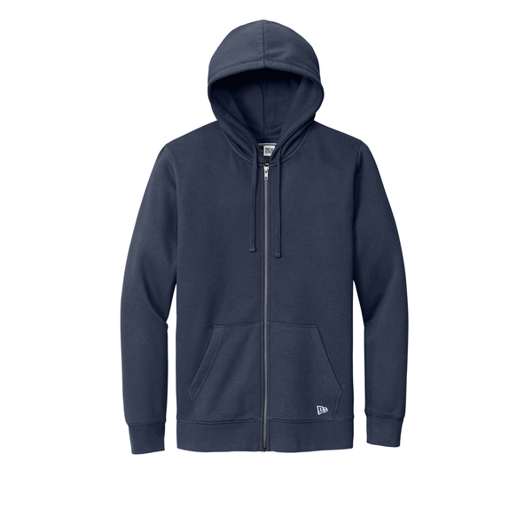 New Era® Comeback Fleece Cotton/Poly Full-Zip Unisex Hoodie